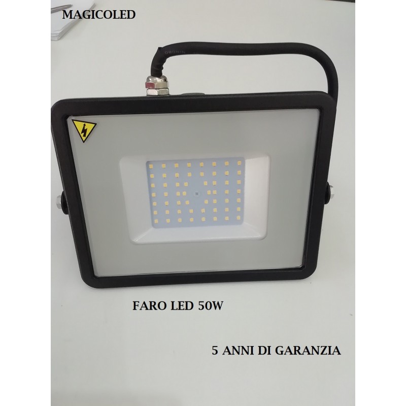 FARO LED DA ESTERNO VARIE POTENZE garanzia 5 anni *